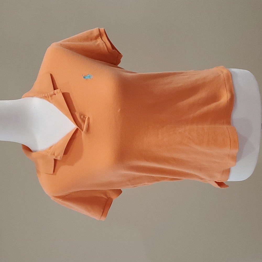 Ralph Lauren Sport Slim-Fit Orange Polo Shirt - Sz L